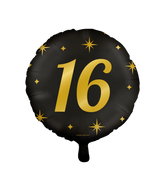 Helium Ballon 16 Jaar Leeg 30cm